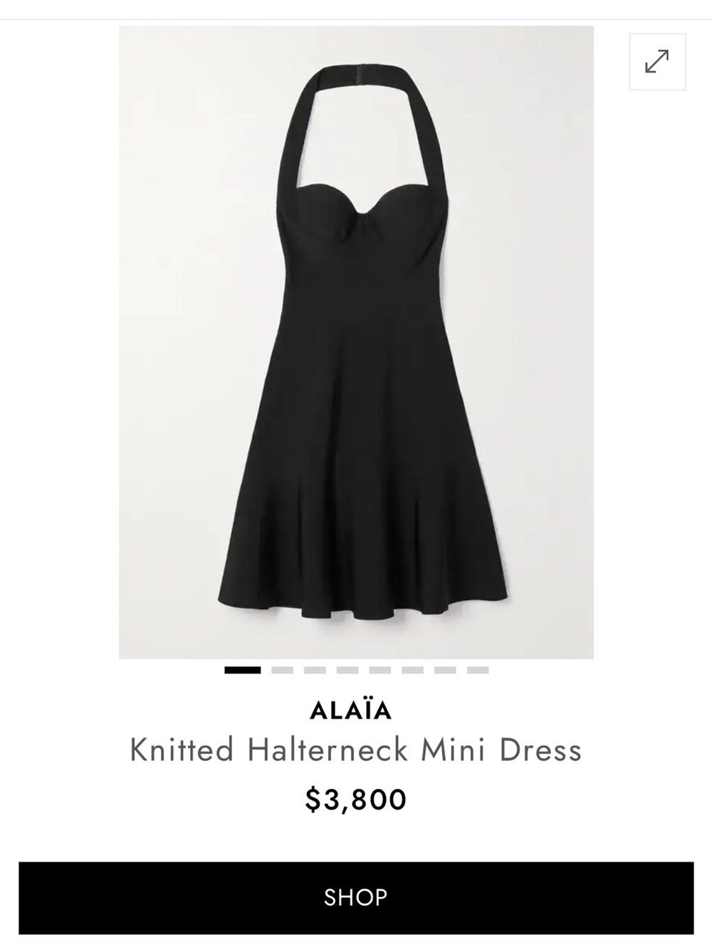 FR 36 Alaïa Halterneck dress
